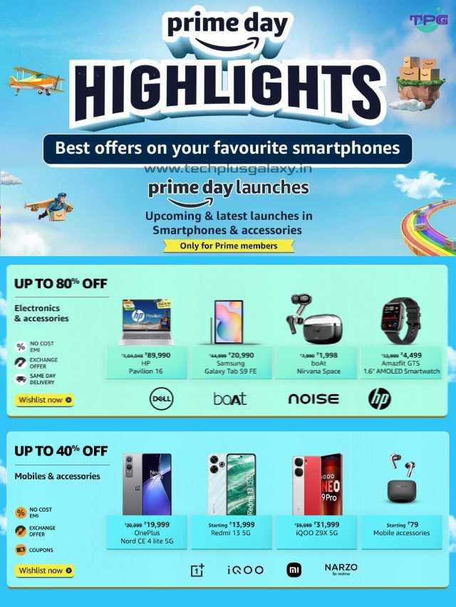 Amazon Prime Day Sale 2024: Up to 40% Off on Phones and Accessories!